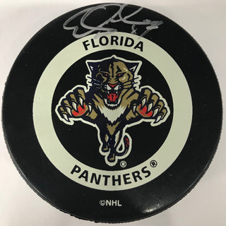 Ed Jovanovski Signed Florida Panthers Hockey Puck