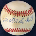 Lester Lockett Signed Official National League Baseball 