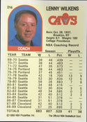 Lenny Wilkens Signed 1989 NBA Hoops Card