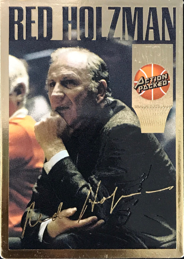 Red Holzman Signed 1994 Action Packed Card