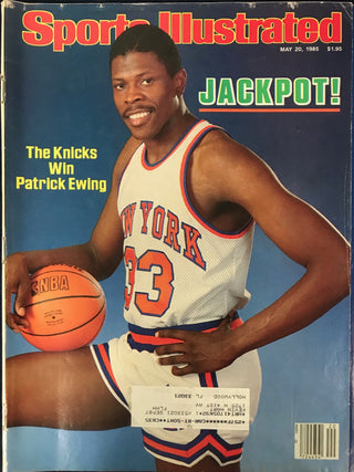 Patrick Ewing Unsigned Sports Illustrated Magazine May 20 1985