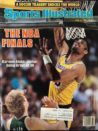 Kareem Abdul-Jabbar Unsigned Sports Illustrated Magazine June 10 1985