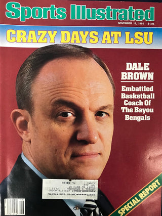 Dale Brown unsigned Sports Illustrated November 18 1985