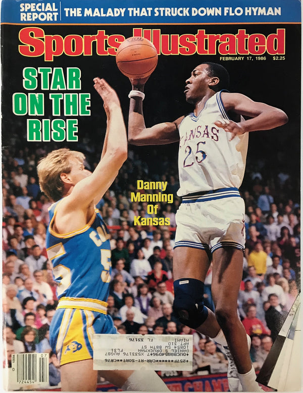 Danny Manning Unsigned Sports Illustrated Magazine February 17 1986