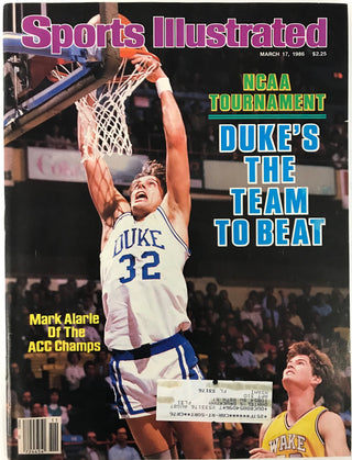 Mark Alarie Unsigned Sports Illustrated March 17 1986