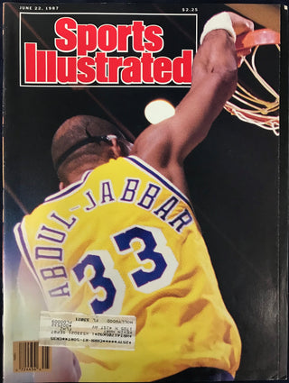 Kareem Abdul-Jabbar Unsigned Sports Illustrated Magazine June 22 1987