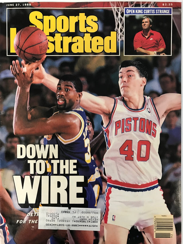 Magic Johnson Unsigned Sports Illustrated Magazine June 27 1988