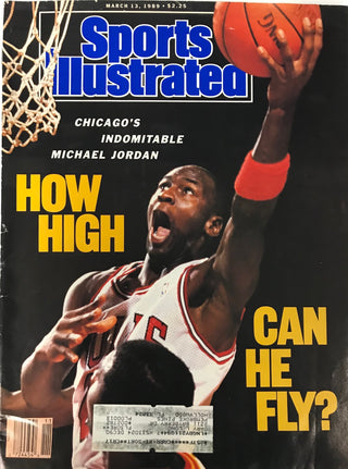 Michael Jordan Unsigned Sports Illustrated Magazine March 13 1989