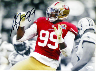 Aldon Smith Autographed 11x14 Photo (JSA)