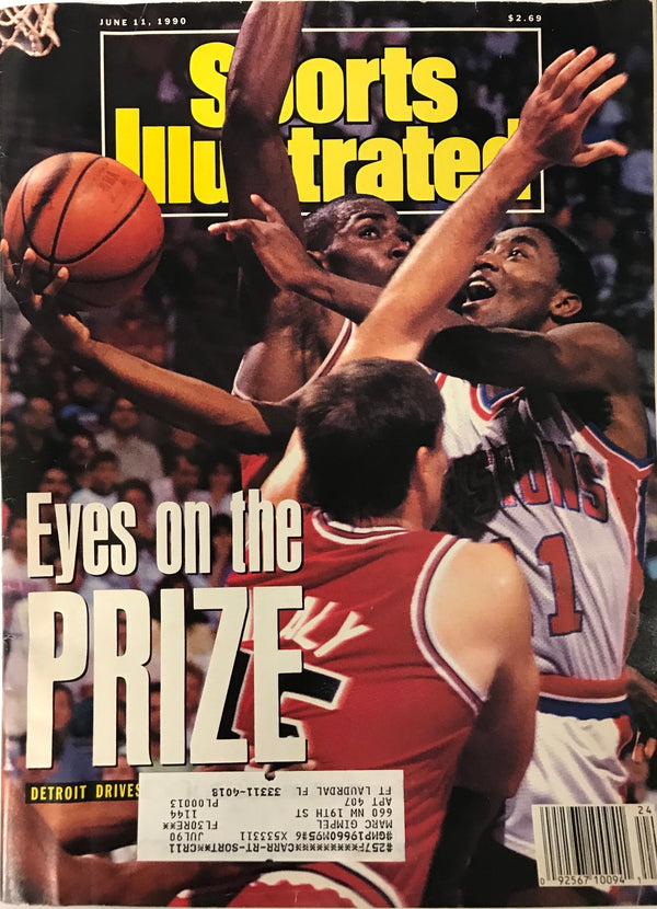 Isiah Thomas Unsigned Sports Illustrated Magazine June 11 1990