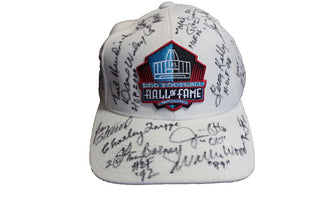NFL Pro Football Hall of Fame Signed Hat Front