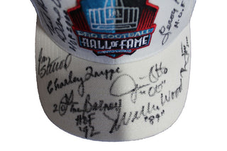 NFL Pro Football Hall of Fame Signed Hat Bill