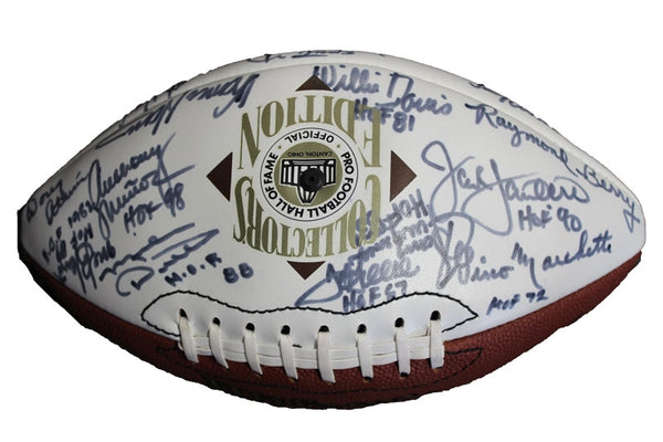 Pro Football Hall of Fame Collector's Edition Autographed Football