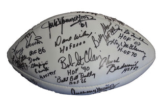 Pro Football Hall of Fame Enshrinee Golf Classic X Autographed Football