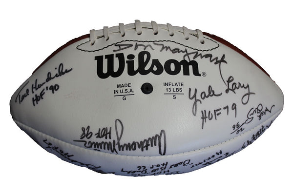 Pro Football Hall of Fame Enshrinee Golf Classic X Autographed Football