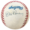 Larsen, Feller, Perry, Hunter, Vander Meer Autographed Baseball (JSA)