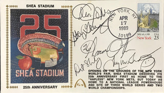 1989 Shea Stadium 25th Anniversary Signed Envelope
