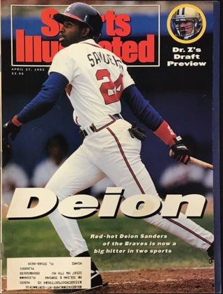 Deion Sanders Unsigned Sports Illustrated Magazine April 27 1992