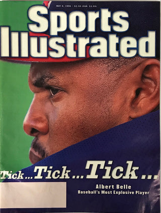 Albert Belle unsigned Sports Illustrated Magazine May 6 1996