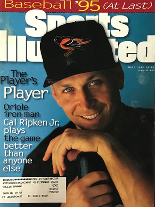 Cal Ripken Jr unsigned Sports Illustrated Magazine May 1 1995