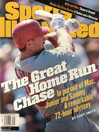 Mark McGwire Unsigned Sports Illustrated Magazine August 3, 1998