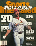 Mark McGwire Unsigned Sports Illustrated Magazine October 5 1998