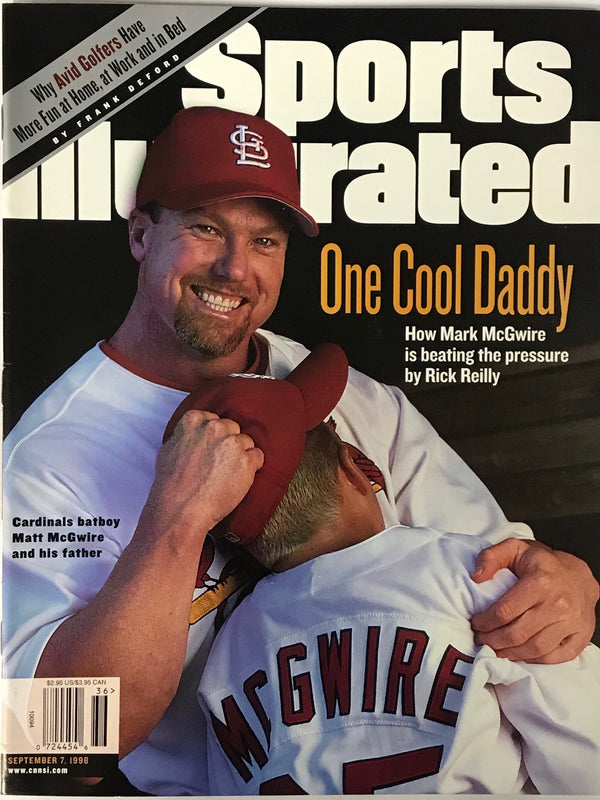 Mark McGwire Unsigned Sports Illustrated Magazine September 7 1998