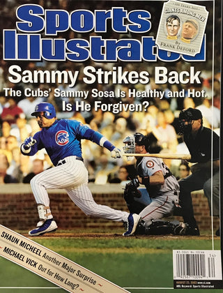 Sammy Sosa Unsigned Sports Illustrated Magazine August 25, 2003