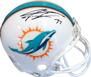 Kenyan Drake Autographed Miami Dolphins Mini Helmet (JSA)