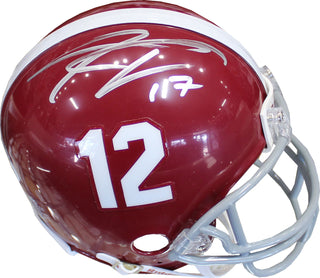 Kenyan Drake Autographed Alabama Crimson Tide Mini Helmet (JSA)