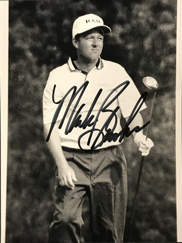 Mark Brooks Signed Black & White Golf 6x8 Photo