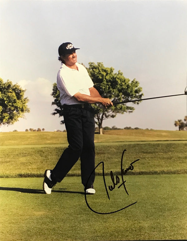 Carlos Franco Signed Golf 8x10 Photo