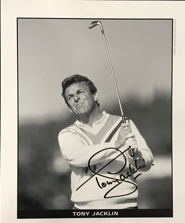 Tony Jacklin Signed Golf 8x9 Photo