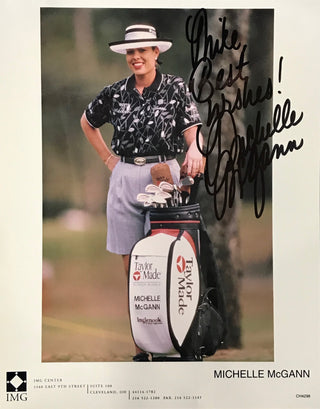 Michelle McGann Signed Golf 8x10 Photo