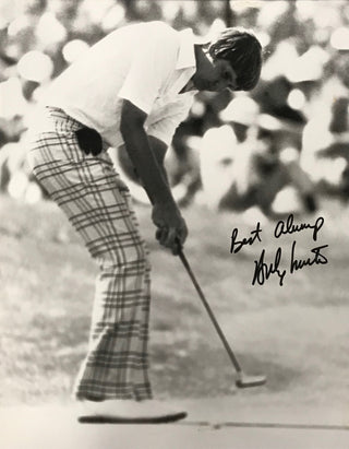 Andy North Signed Black & White Golf 8x10 Photo