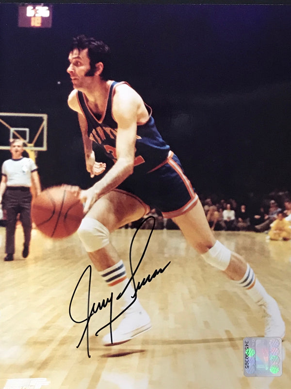 Jerry Lucas Signed Basketball 8x10 Photo New York Knicks