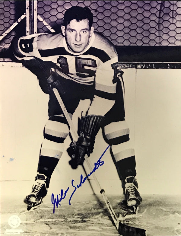 Milt Schmidt Signed 8x10 Photo Boston Bruins