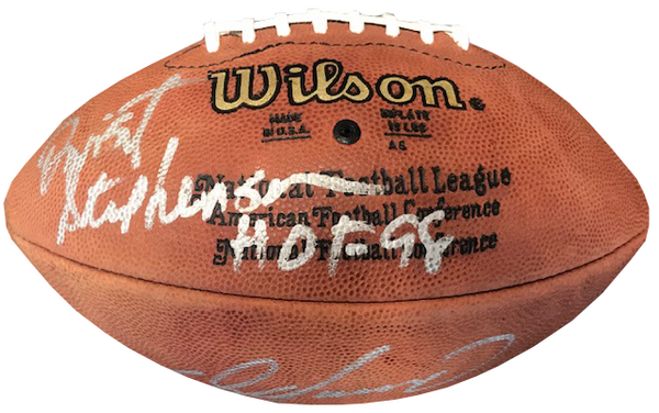 Miami Dolphins Hall of Fame Greats Autographed Official NFL Football