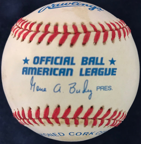 Ron Bloomberg Signed Official American League Baseball