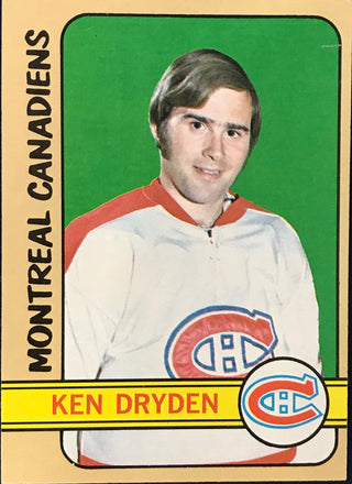 Ken Dryden Unsigned 1972-73 Topps Card #160