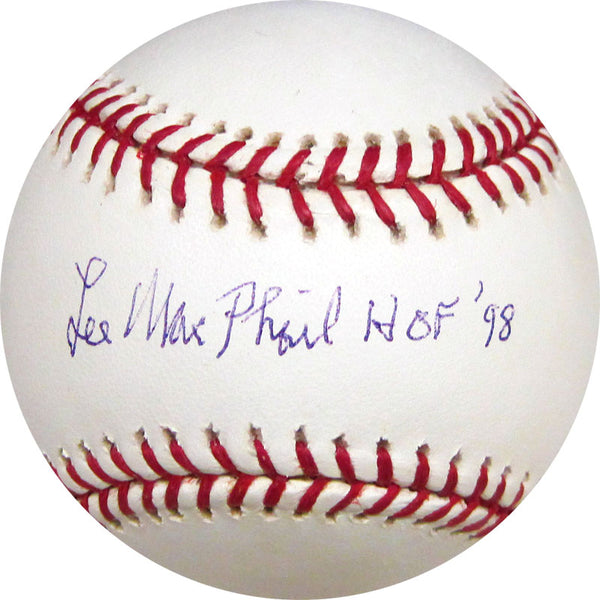 Lee Mac Phail HOF 98Autographed Baseball