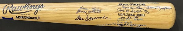 Buck O'Neil Double Duty Radcliffe Autographed Negro League Rawlings Big Stick Bat