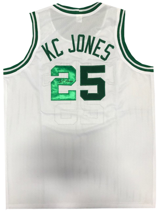 KC Jones Autographed White Boston Celtics Jersey