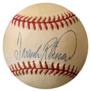 Frank Robinson Signed Official American League Baseball