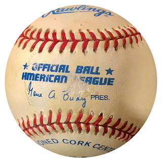 Frank Robinson Signed Official American League Baseball