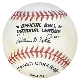 Cal Abrams Autographed Official National League Baseball