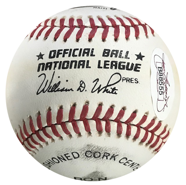 Buck Jordan Autographed Official National League Baseball (JSA)