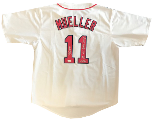 Bill Mueller Autographed 03 AL Batting Champ .326 Boston Red Sox