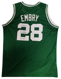 Wayne Embry Autographed "68 Champs HOF 1999" Boston Celtics Jersey (JSA)