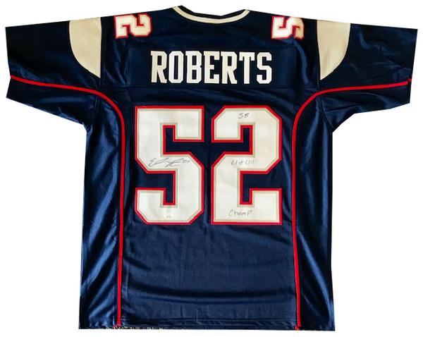 Elandon Roberts Autographed "SB LI & LIII Champ" New England Patriots Jersey (JSA)